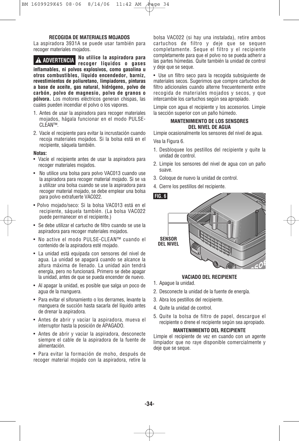 Bosch 3931A User Manual | Page 34 / 40