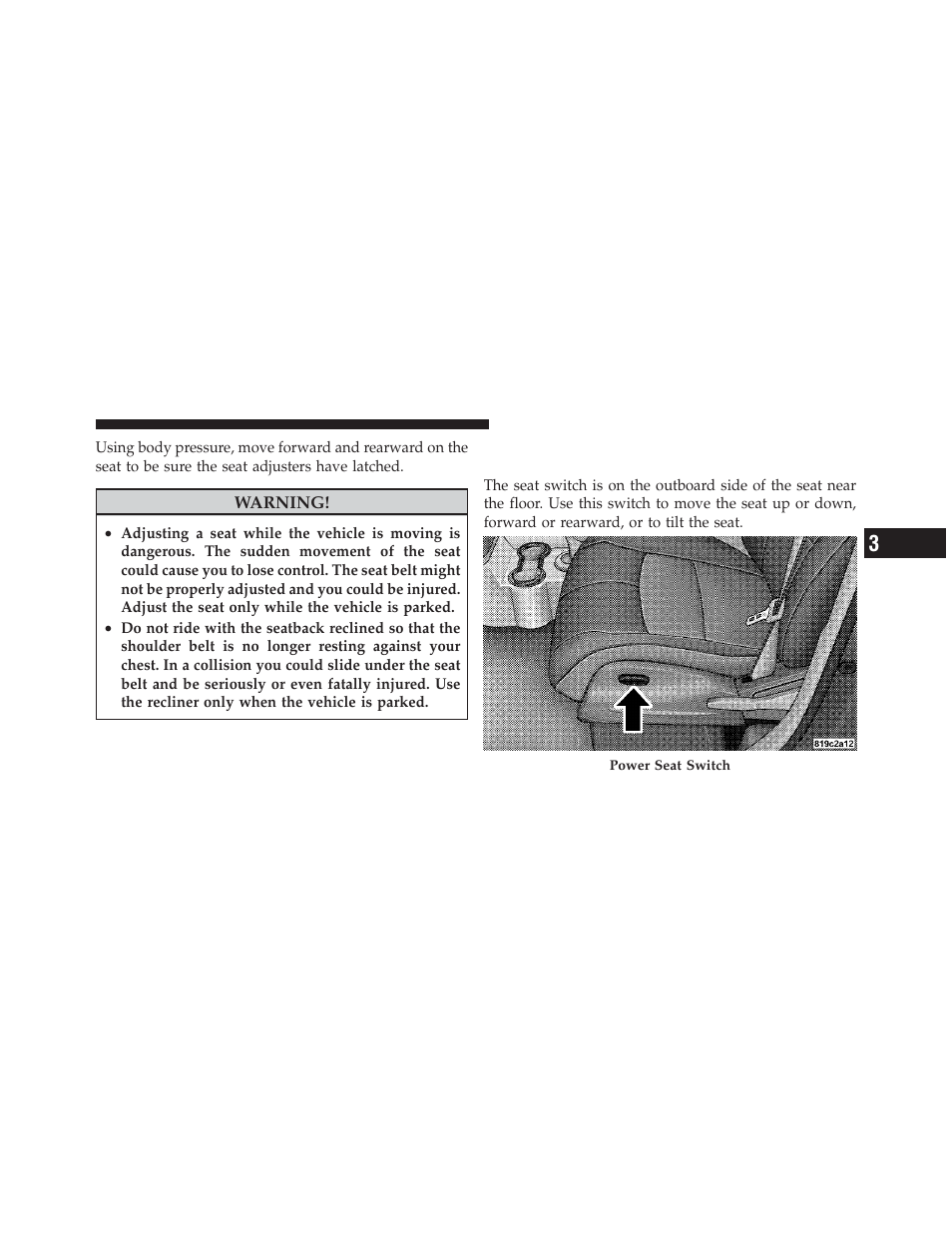 Chrysler 2009 PT Cruiser - Owner Manual User Manual | Page 113 / 410