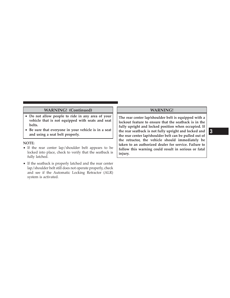 Chrysler 2009 PT Cruiser - Owner Manual User Manual | Page 119 / 410