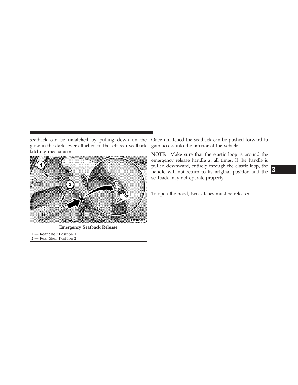 To open and close the hood | Chrysler 2009 PT Cruiser - Owner Manual User Manual | Page 125 / 410