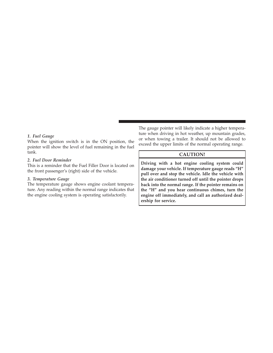 Instrument cluster descriptions | Chrysler 2009 PT Cruiser - Owner Manual User Manual | Page 166 / 410