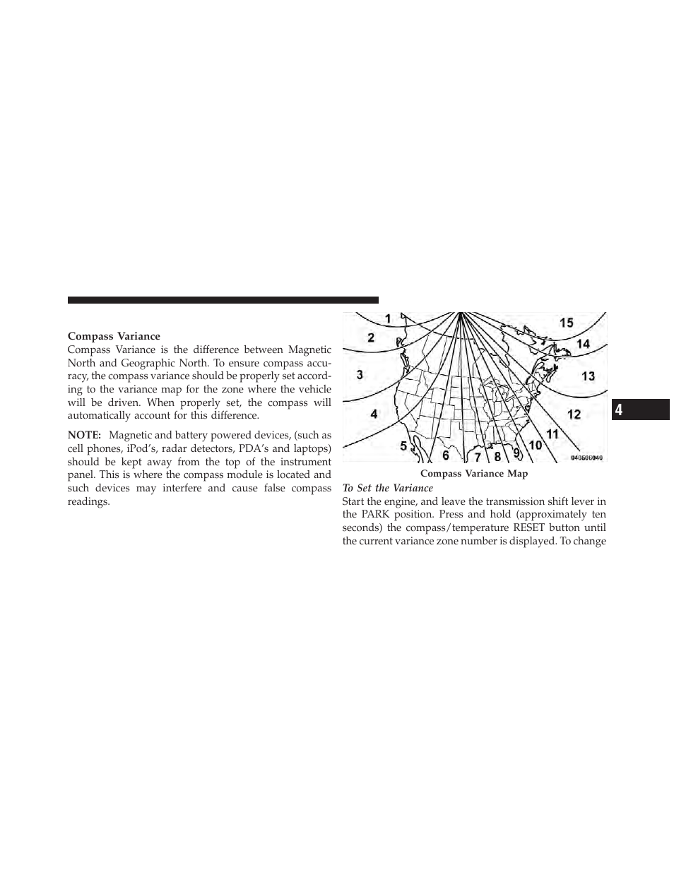 Compass/temperature display | Chrysler 2009 PT Cruiser - Owner Manual User Manual | Page 177 / 410