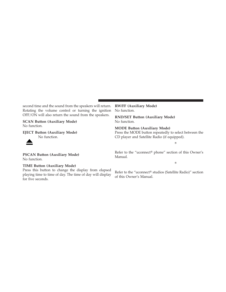 Chrysler 2009 PT Cruiser - Owner Manual User Manual | Page 210 / 410