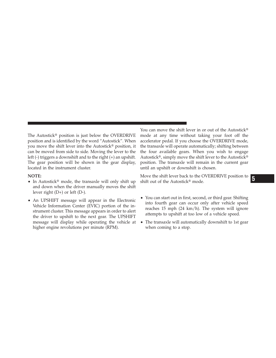 Operation, General information | Chrysler 2009 PT Cruiser - Owner Manual User Manual | Page 237 / 410