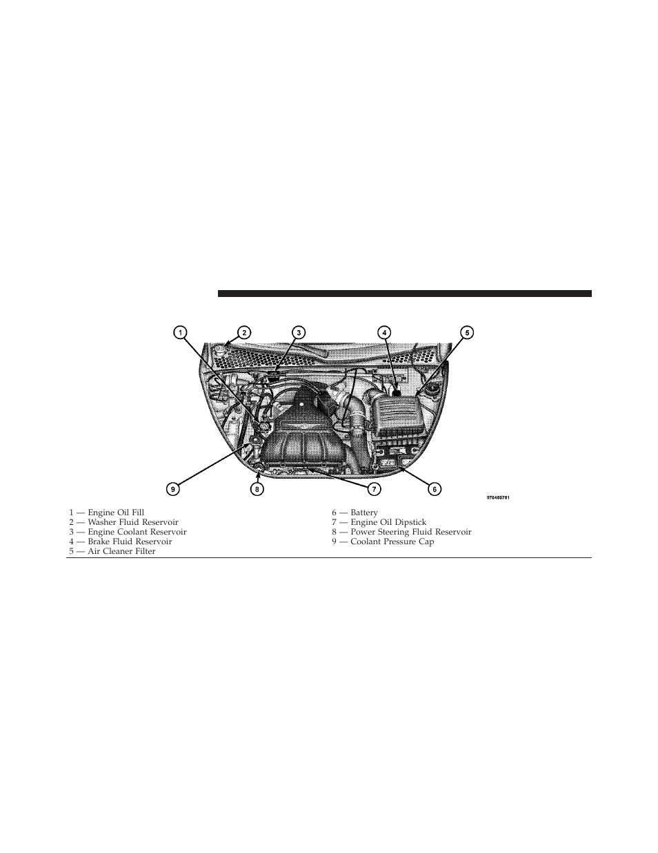 Engine compartment - 2.4l turbo | Chrysler 2009 PT Cruiser - Owner Manual User Manual | Page 310 / 410