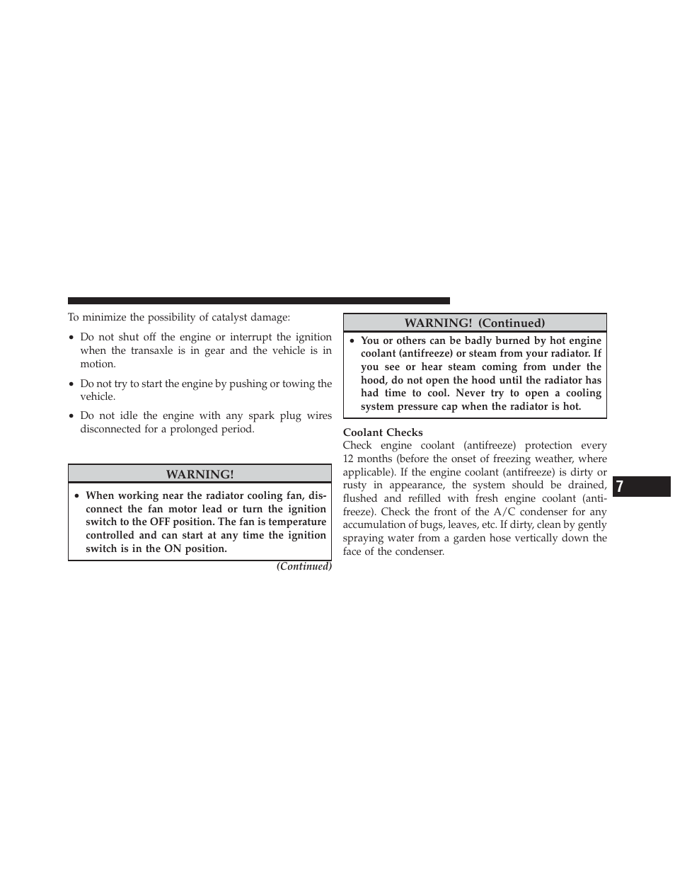 Cooling system | Chrysler 2009 PT Cruiser - Owner Manual User Manual | Page 325 / 410