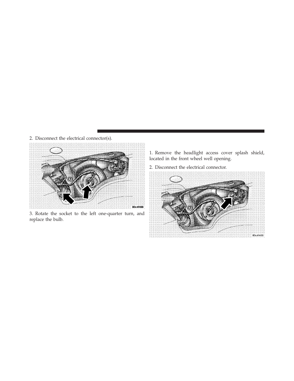 Front parking, turn signal, and side marker lights | Chrysler 2009 PT Cruiser - Owner Manual User Manual | Page 348 / 410