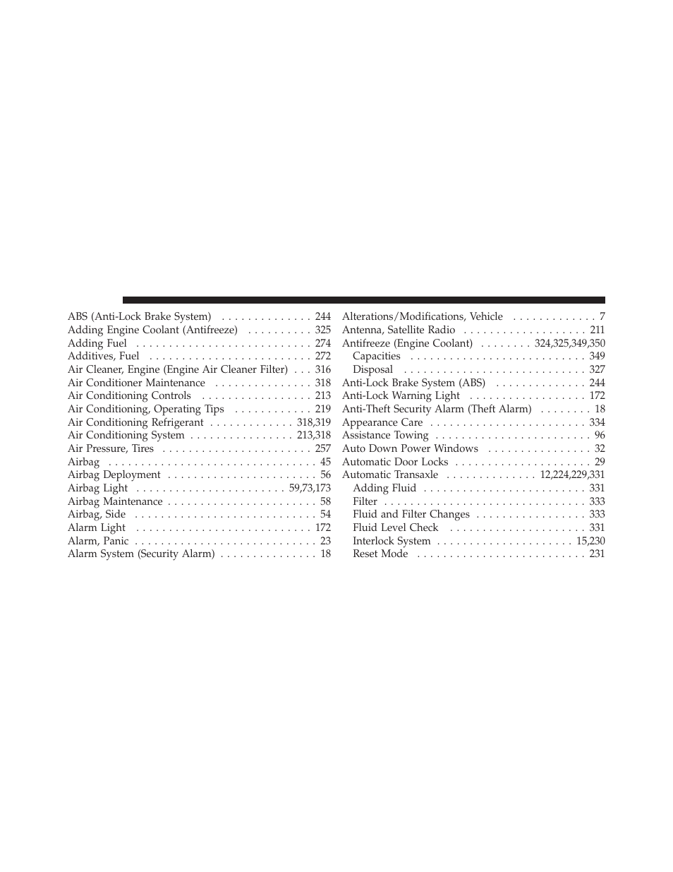 Chrysler 2009 PT Cruiser - Owner Manual User Manual | Page 392 / 410