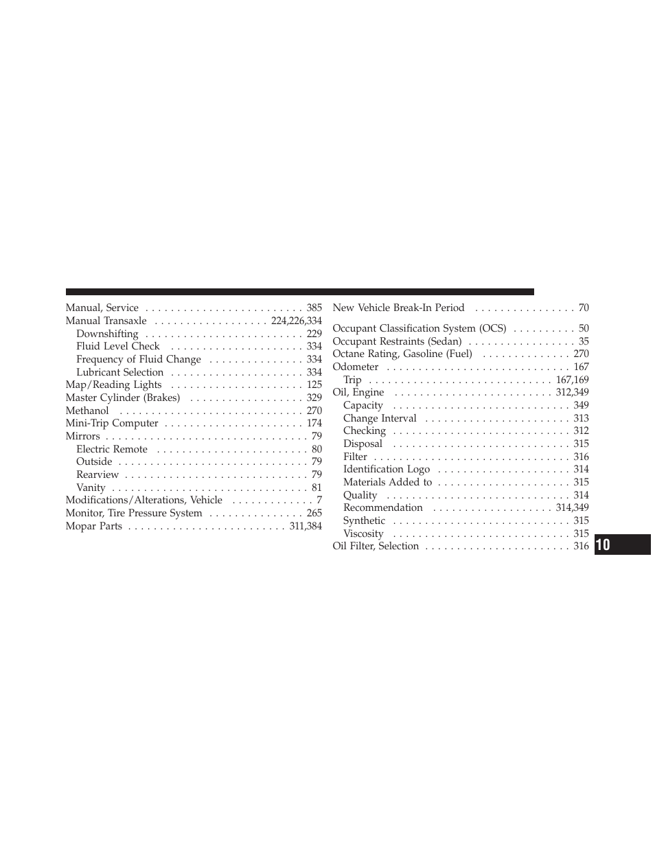 Chrysler 2009 PT Cruiser - Owner Manual User Manual | Page 401 / 410