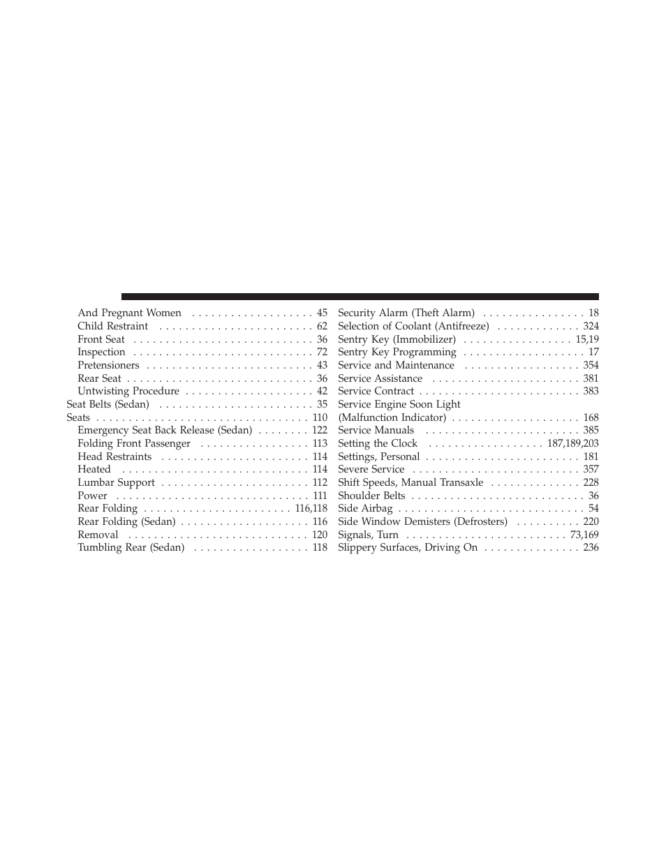 Chrysler 2009 PT Cruiser - Owner Manual User Manual | Page 404 / 410