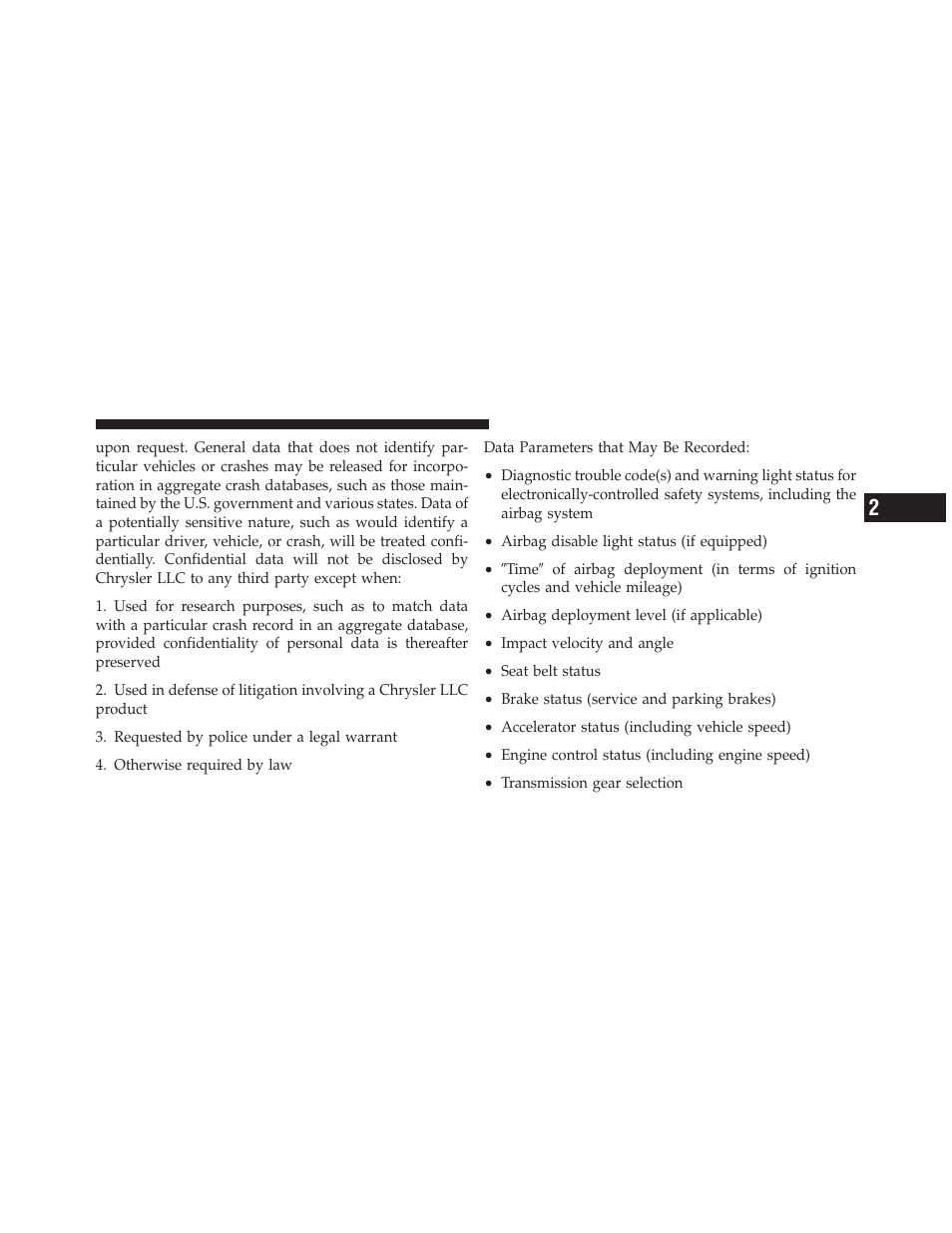 Chrysler 2009 PT Cruiser - Owner Manual User Manual | Page 63 / 410