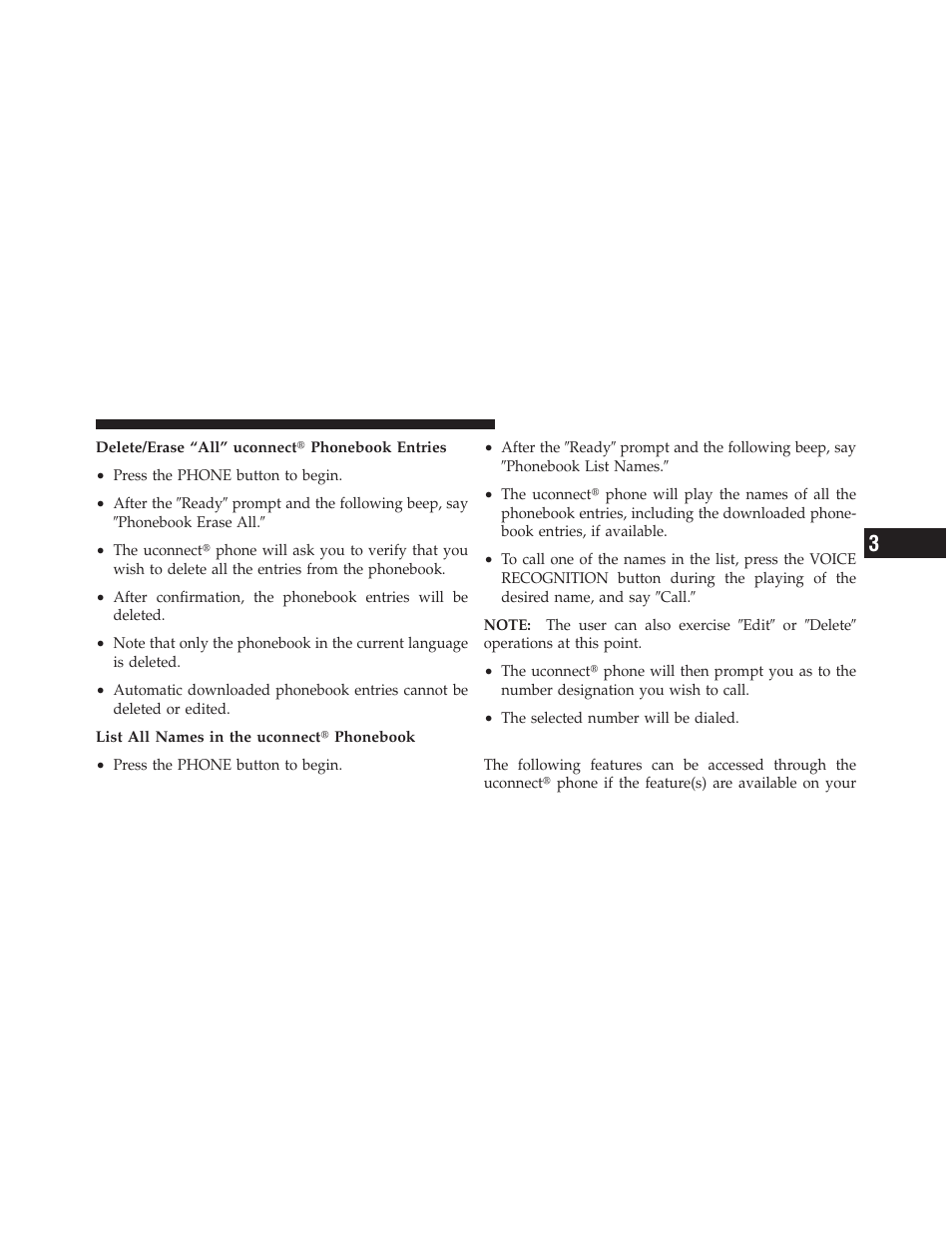 Phone call features | Chrysler 2009 PT Cruiser - Owner Manual User Manual | Page 93 / 410