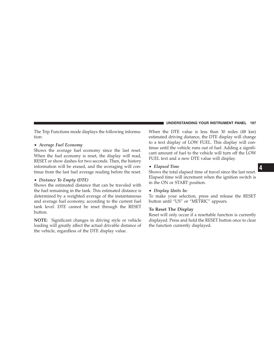 Chrysler 2009 Sebring Convertible - Owner Manual User Manual | Page 199 / 475