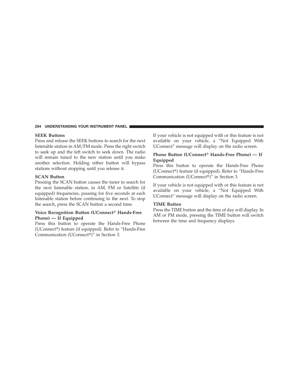 Chrysler 2009 Sebring Convertible - Owner Manual User Manual | Page 206 / 475