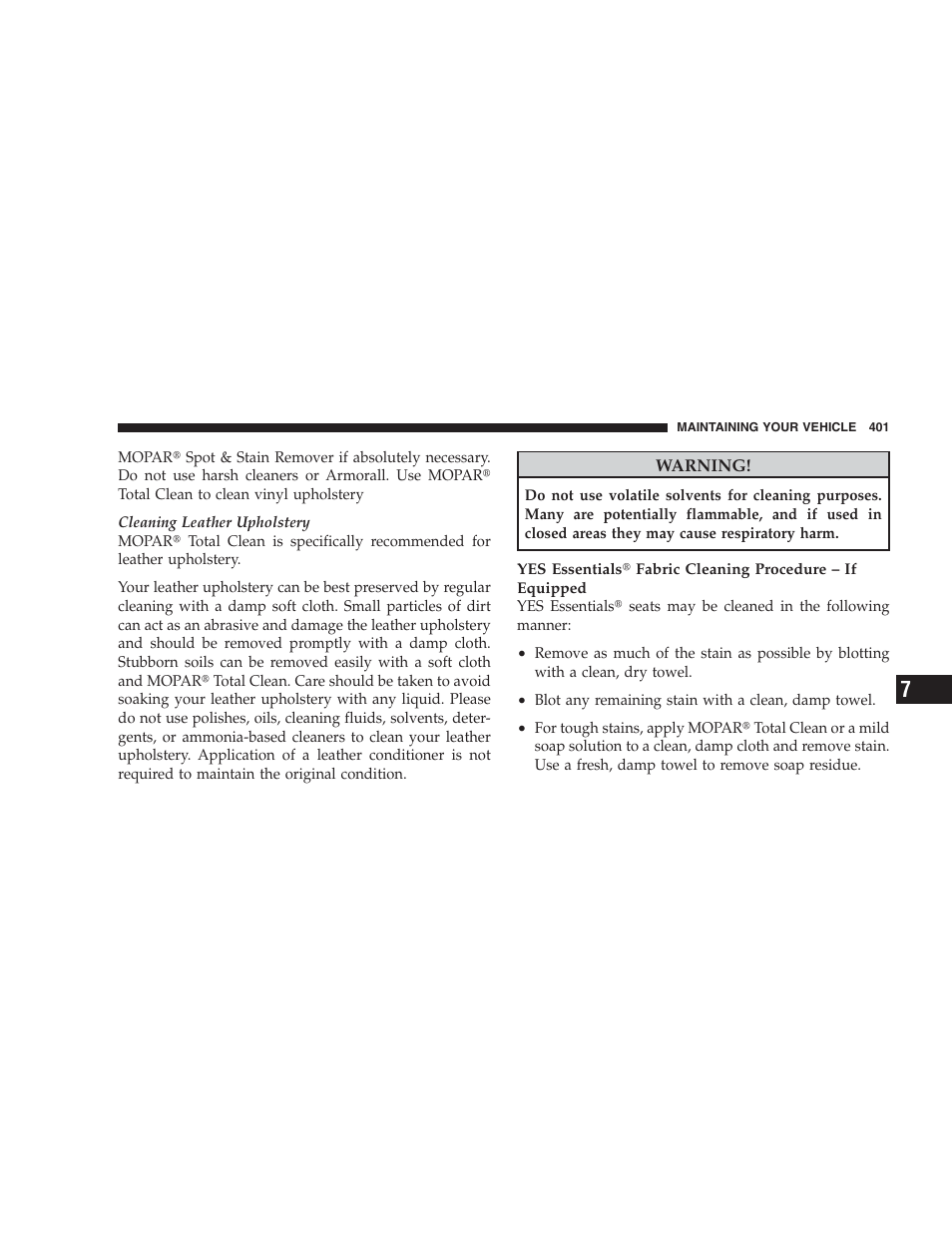 Chrysler 2009 Sebring Convertible - Owner Manual User Manual | Page 403 / 475