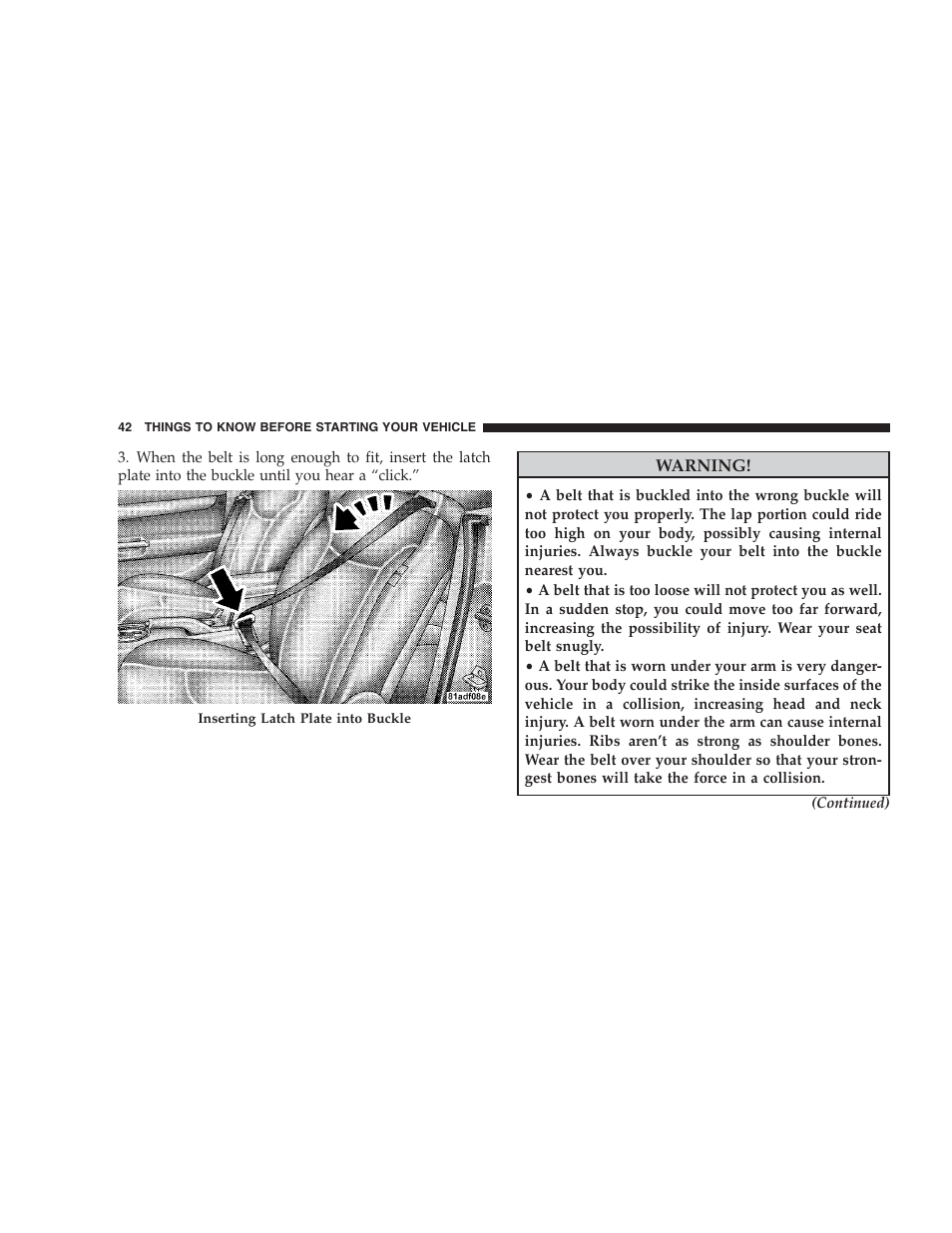 Chrysler 2009 Sebring Convertible - Owner Manual User Manual | Page 44 / 475