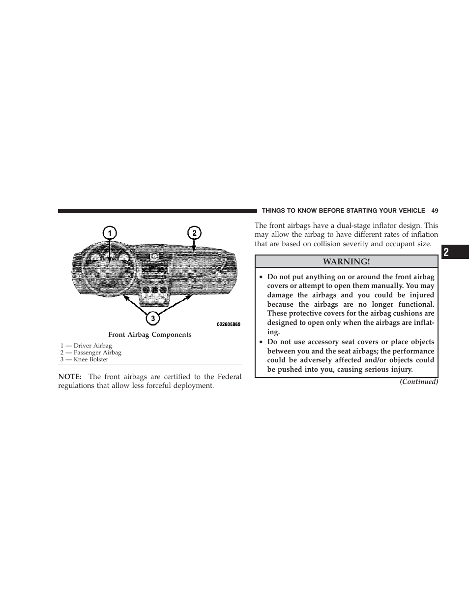 Chrysler 2009 Sebring Convertible - Owner Manual User Manual | Page 51 / 475