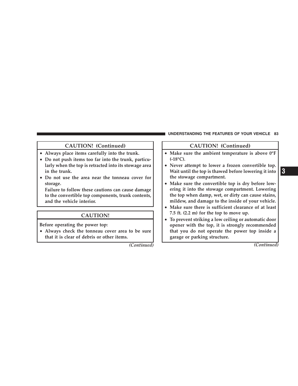 Chrysler 2009 Sebring Convertible - Owner Manual User Manual | Page 85 / 475