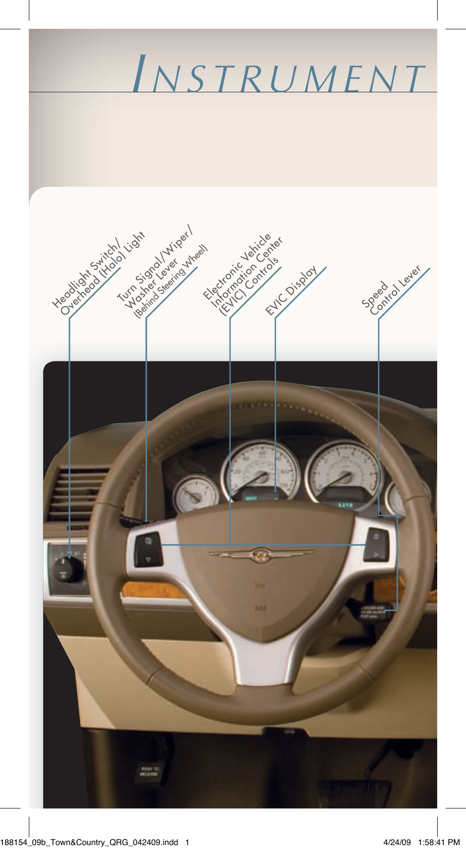A n e l | Chrysler 2009 Country - Quick Reference Guide User Manual | Page 2 / 12