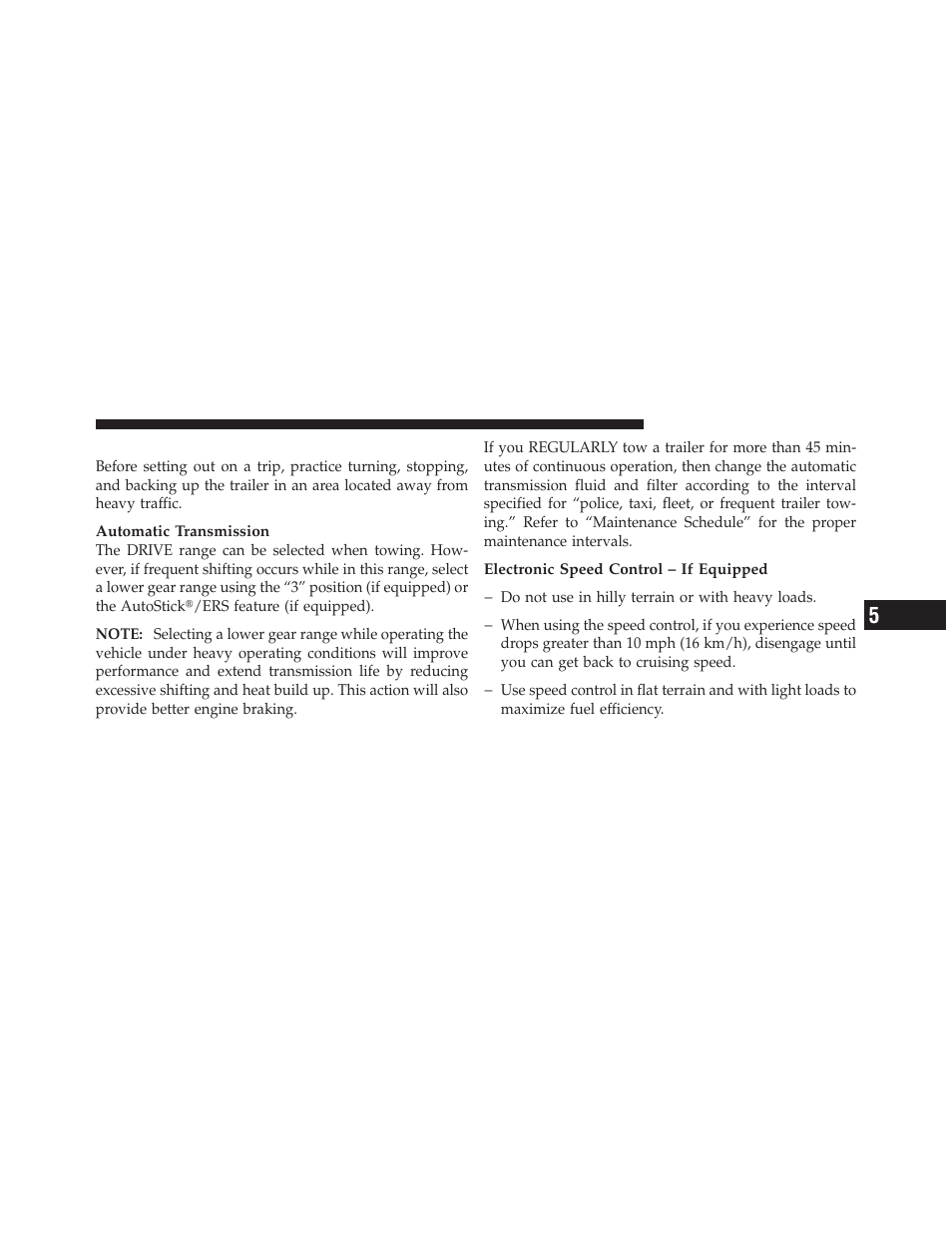 Towing tips | Chrysler 2010 300 - Owner Manual User Manual | Page 396 / 538