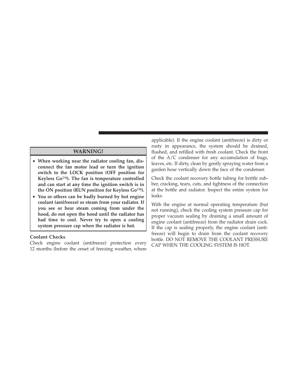 Cooling system | Chrysler 2010 300 - Owner Manual User Manual | Page 445 / 538