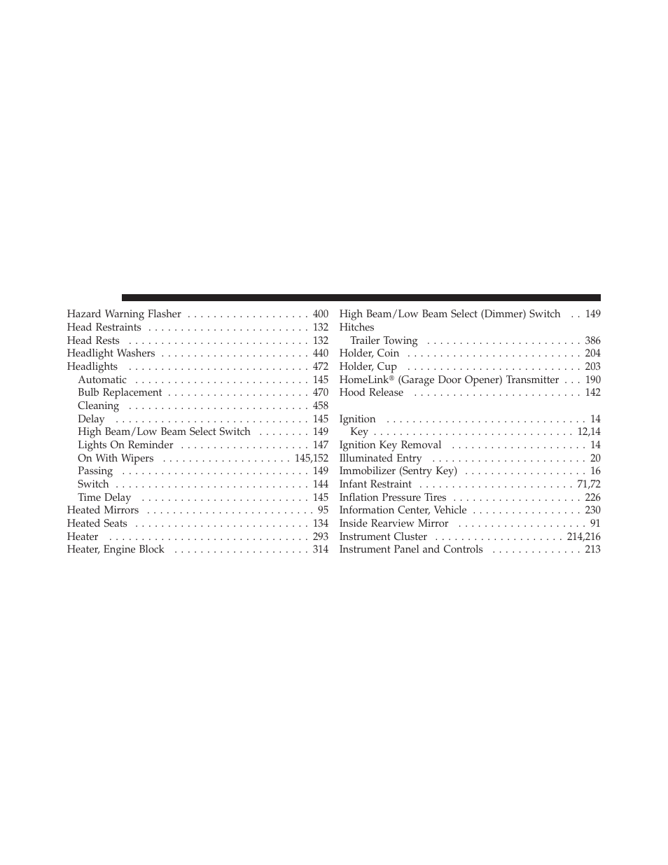 Chrysler 2010 300 - Owner Manual User Manual | Page 525 / 538