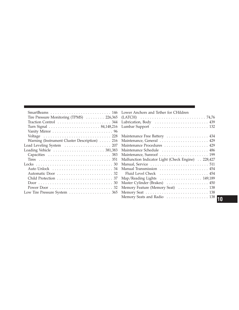 Chrysler 2010 300 - Owner Manual User Manual | Page 528 / 538