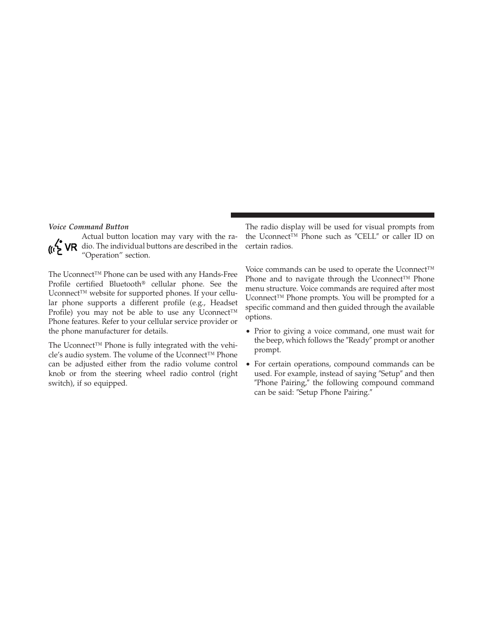 Operation | Chrysler 2010 300 - Owner Manual User Manual | Page 99 / 538