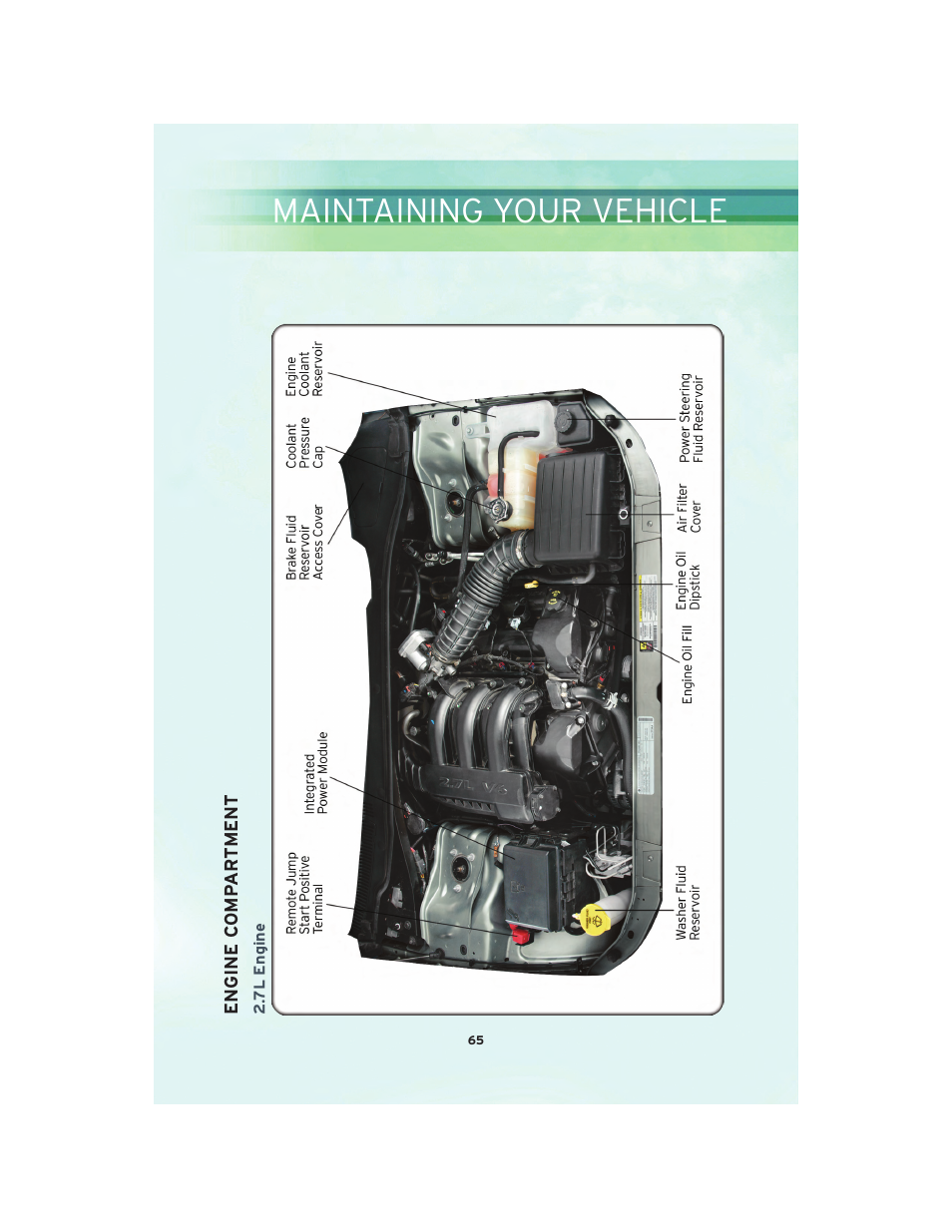 7l engine, Maintaining your vehicle | Chrysler 2010 300 SRT - User Guide User Manual | Page 67 / 88