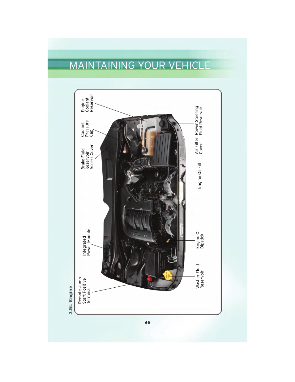 5l engine, Maintaining your vehicle | Chrysler 2010 300 SRT - User Guide User Manual | Page 68 / 88