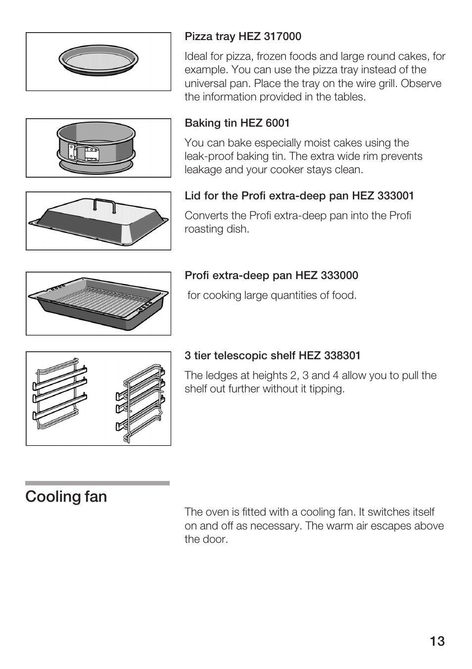 Cooling fan | Bosch HBN 5405.0 A User Manual | Page 13 / 48