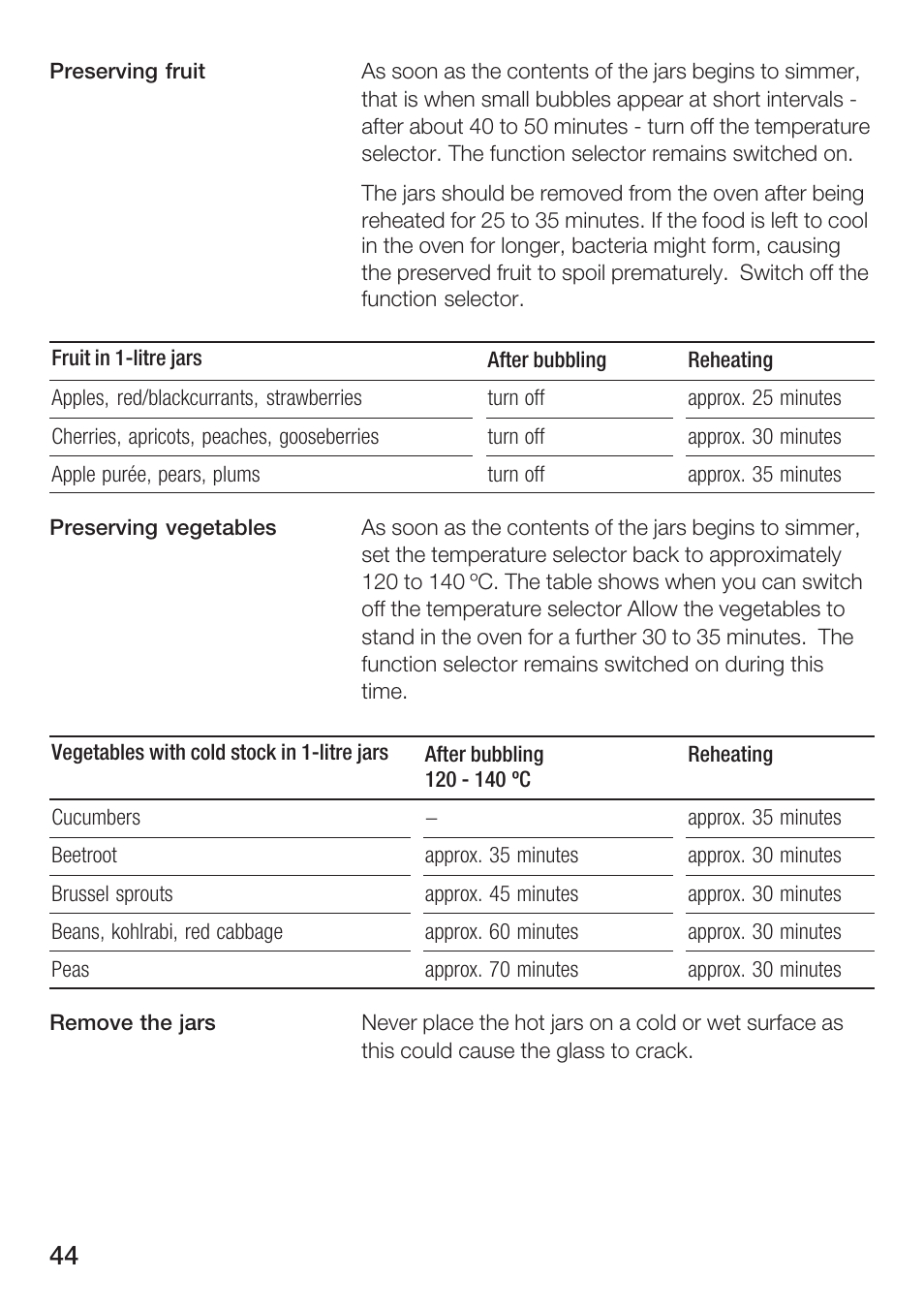Bosch HBN 5405.0 A User Manual | Page 44 / 48
