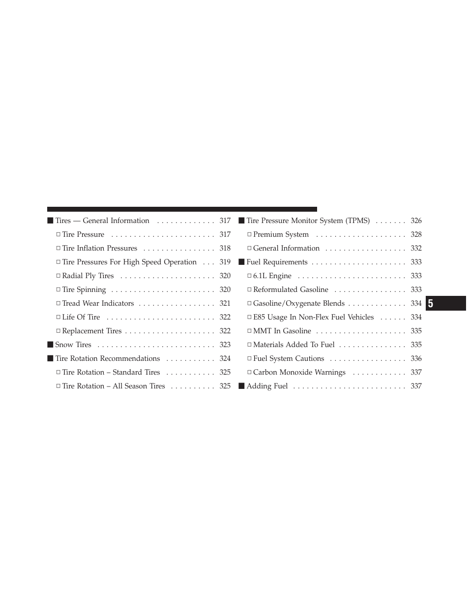 Chrysler 2010 300 SRT - Owner Manual User Manual | Page 274 / 465