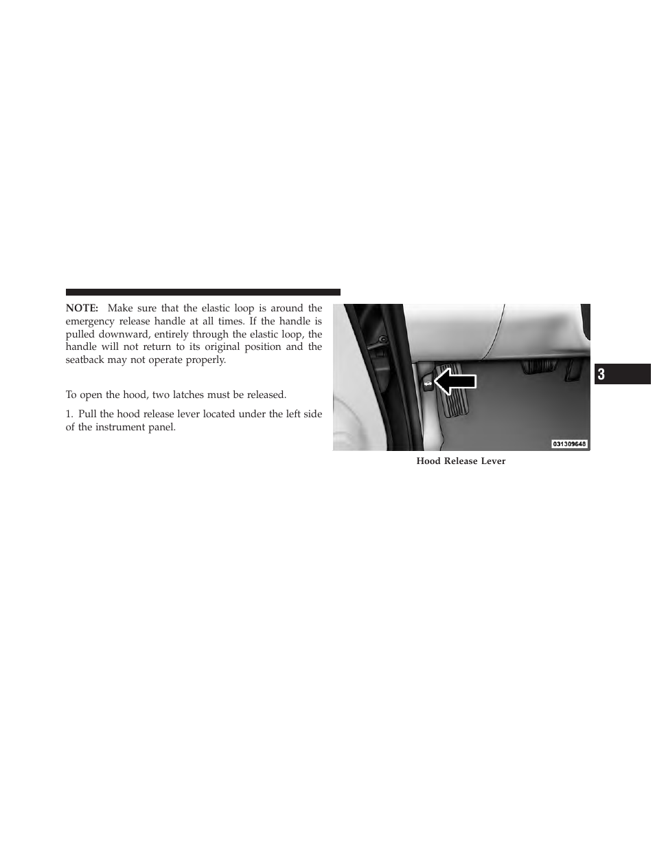 To open and close the hood | Chrysler 2010 PT Cruiser - Owner Manual User Manual | Page 100 / 368
