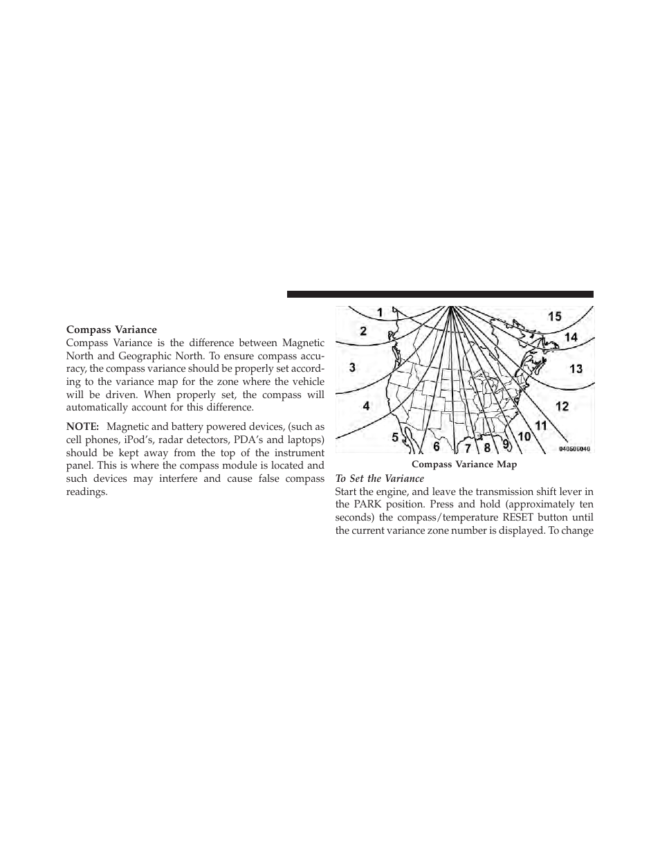 Compass/temperature display | Chrysler 2010 PT Cruiser - Owner Manual User Manual | Page 157 / 368