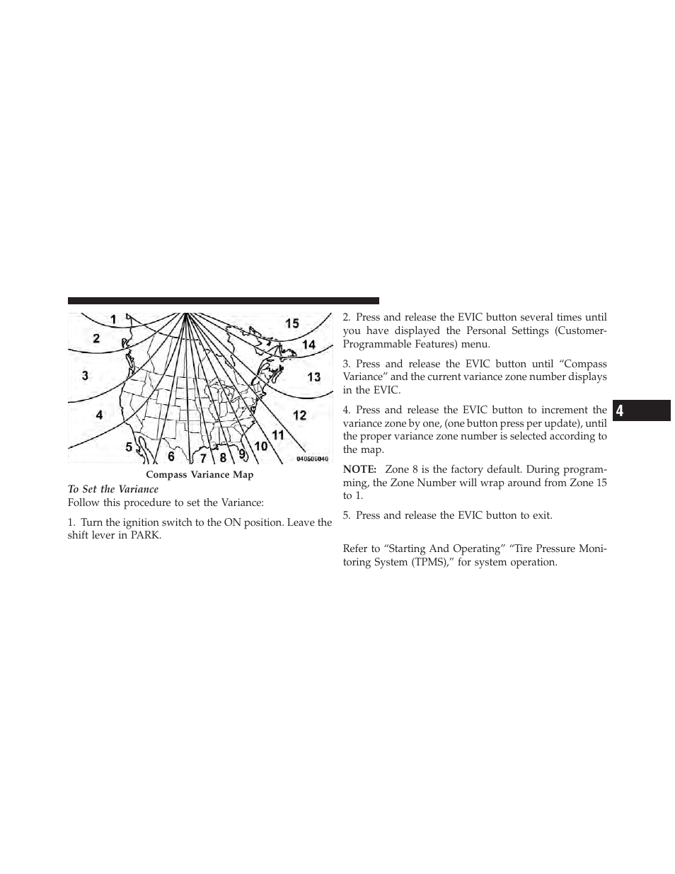 Tire pressure monitor (tpm) | Chrysler 2010 PT Cruiser - Owner Manual User Manual | Page 164 / 368