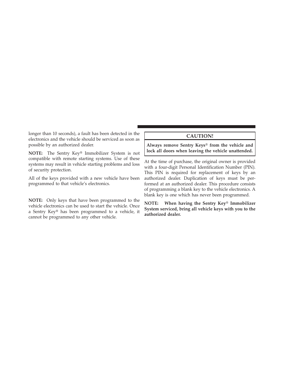 Replacement keys | Chrysler 2010 PT Cruiser - Owner Manual User Manual | Page 17 / 368