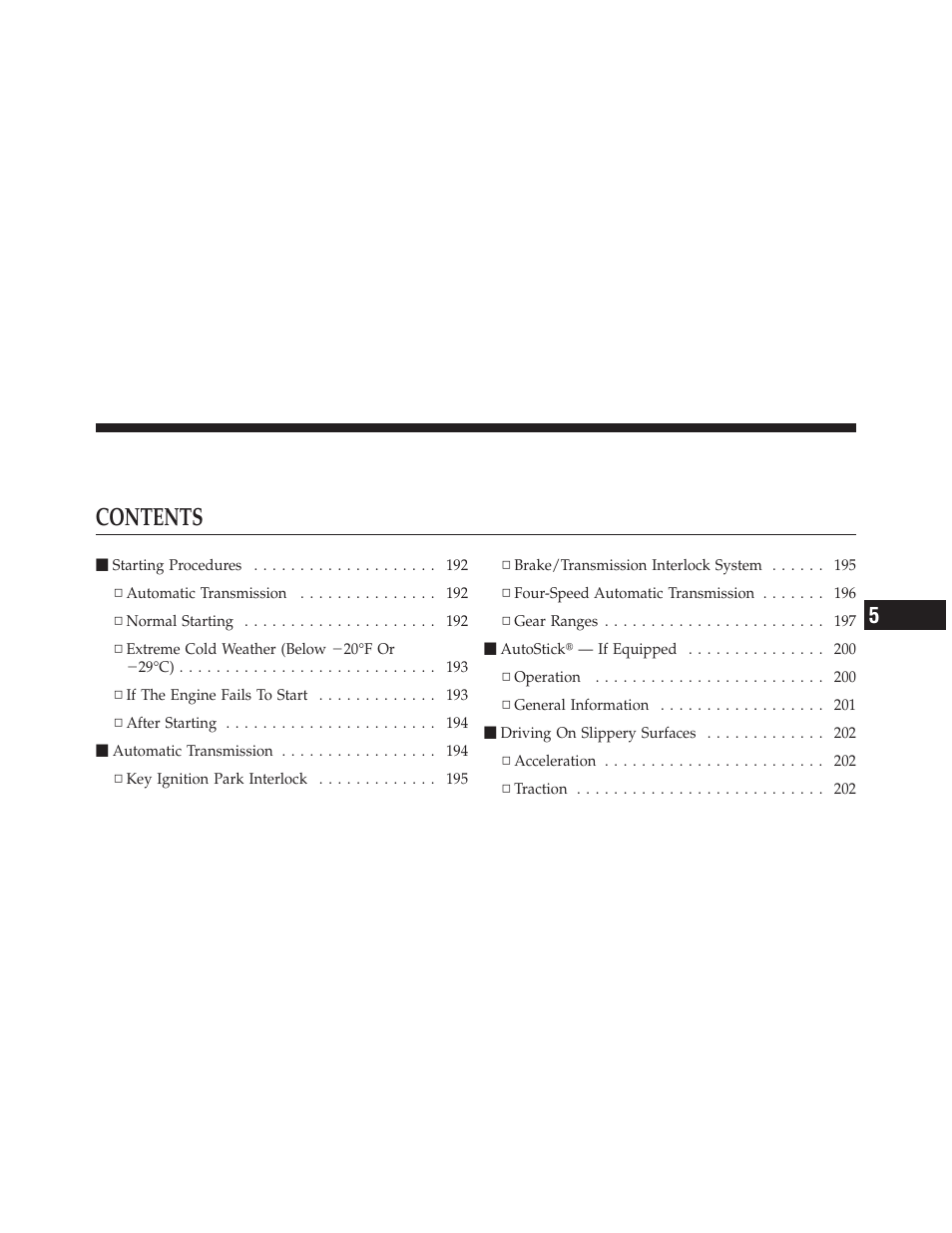 Chrysler 2010 PT Cruiser - Owner Manual User Manual | Page 190 / 368