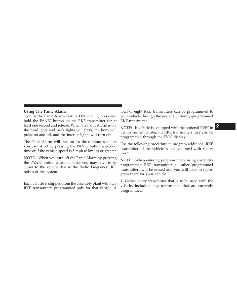 To program additional transmitters | Chrysler 2010 PT Cruiser - Owner Manual User Manual | Page 24 / 368