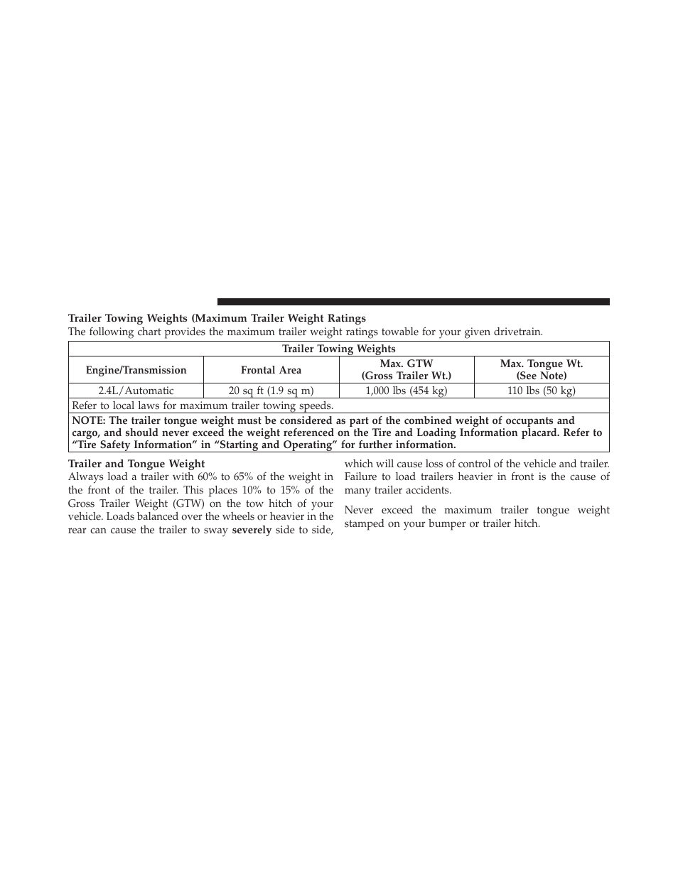 Chrysler 2010 PT Cruiser - Owner Manual User Manual | Page 251 / 368