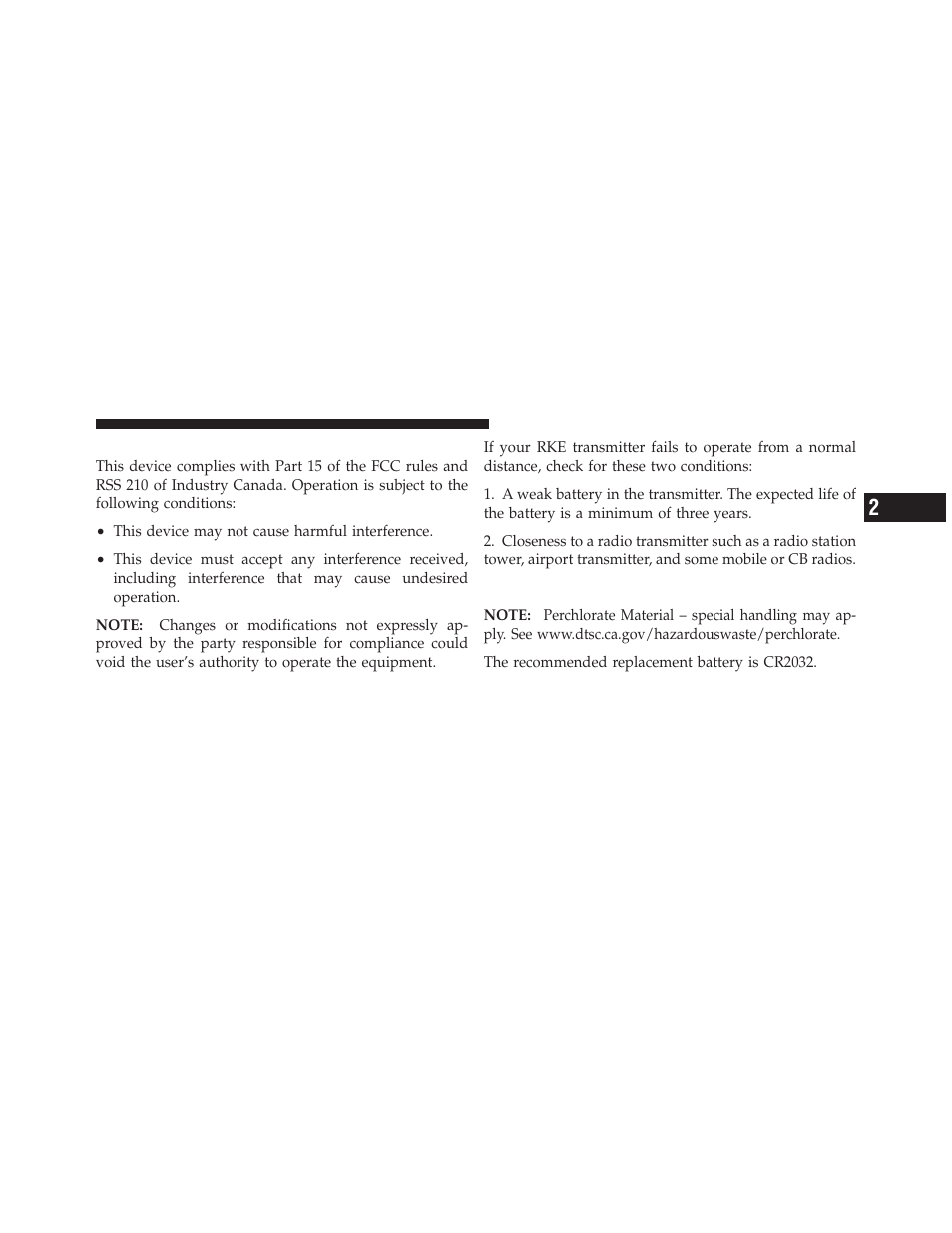 General information, Transmitter battery replacement | Chrysler 2010 PT Cruiser - Owner Manual User Manual | Page 26 / 368