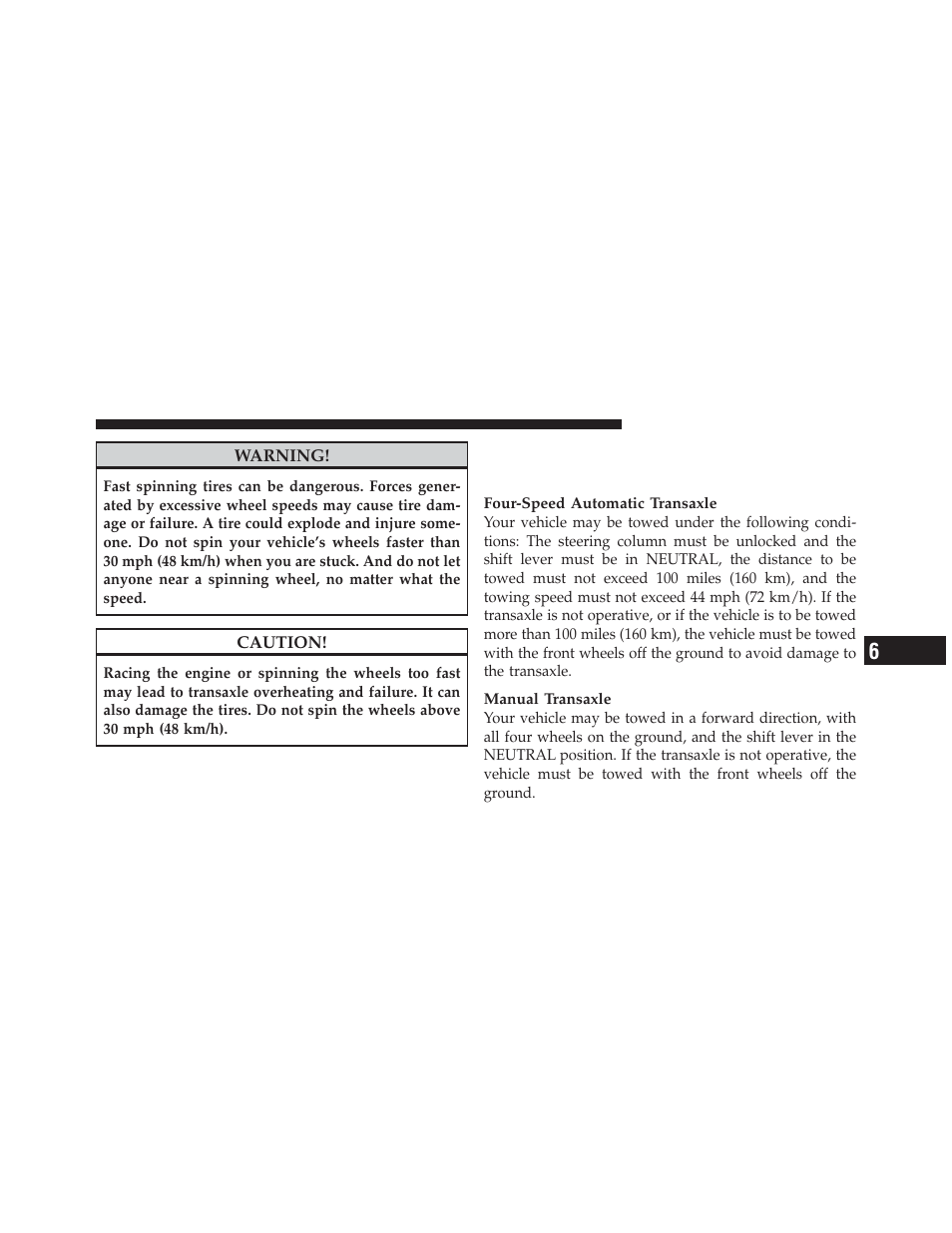 Towing a disabled vehicle, Towing with the key-in-ignition | Chrysler 2010 PT Cruiser - Owner Manual User Manual | Page 274 / 368