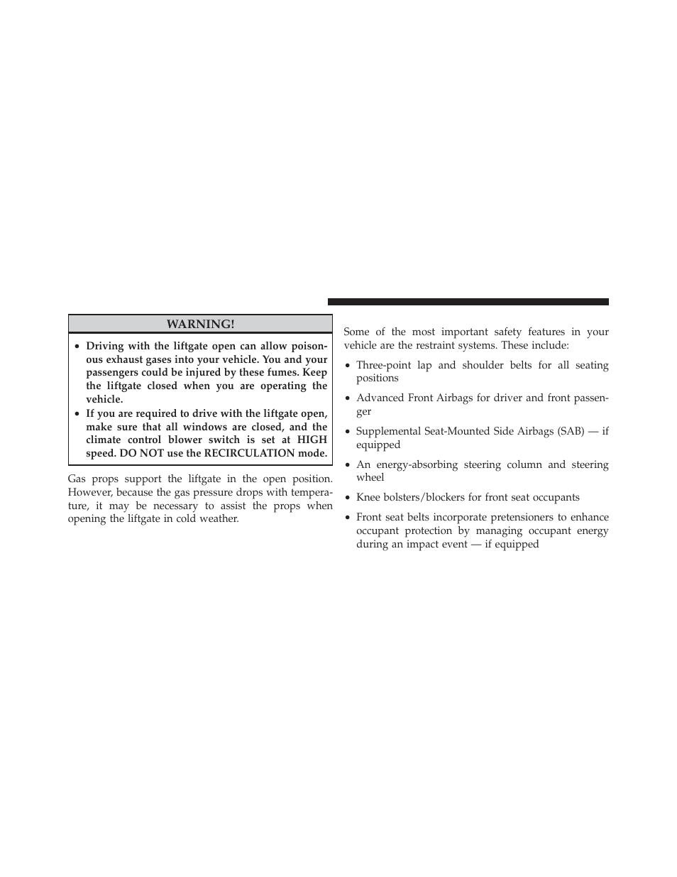 Occupant restraints | Chrysler 2010 PT Cruiser - Owner Manual User Manual | Page 35 / 368