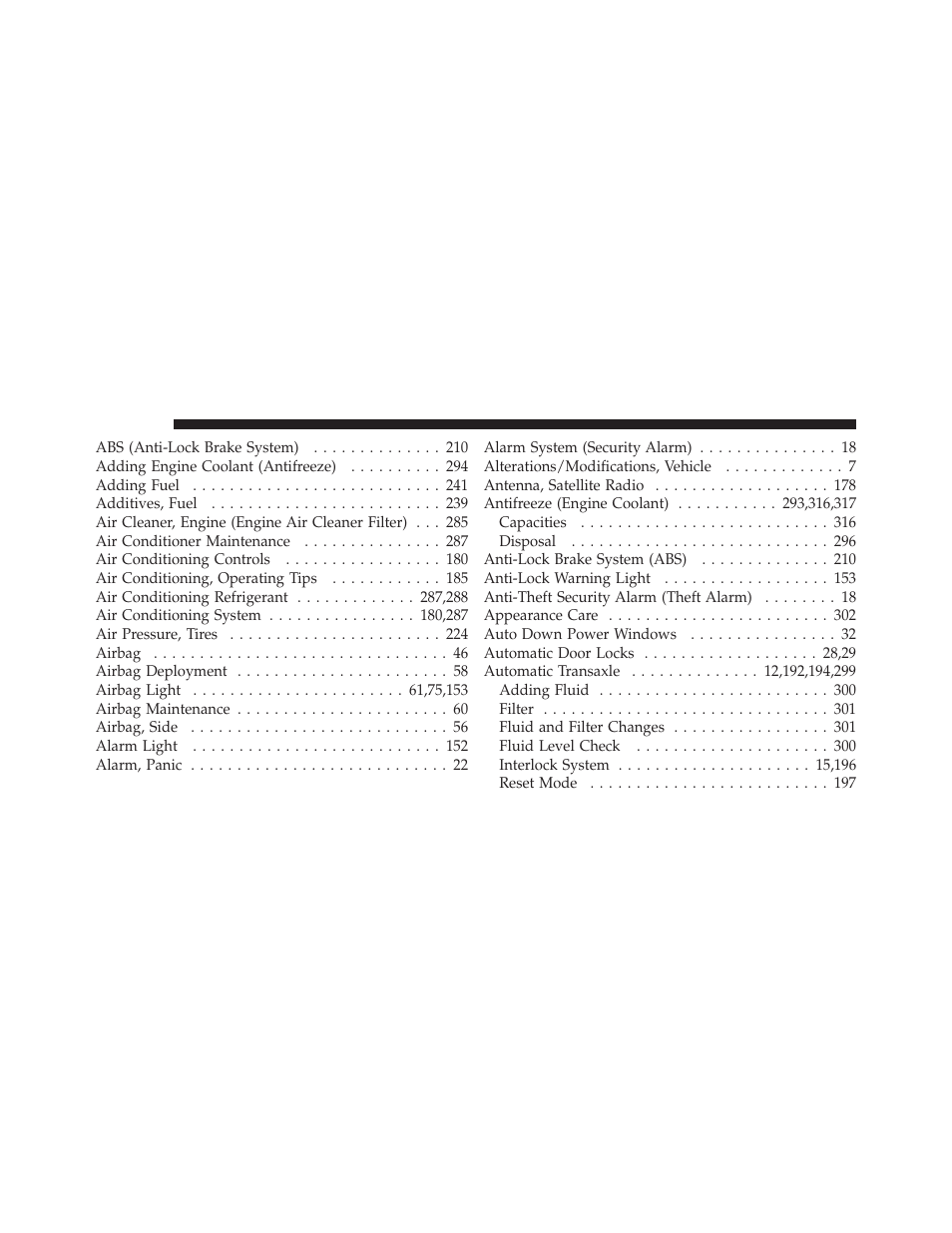 Chrysler 2010 PT Cruiser - Owner Manual User Manual | Page 351 / 368