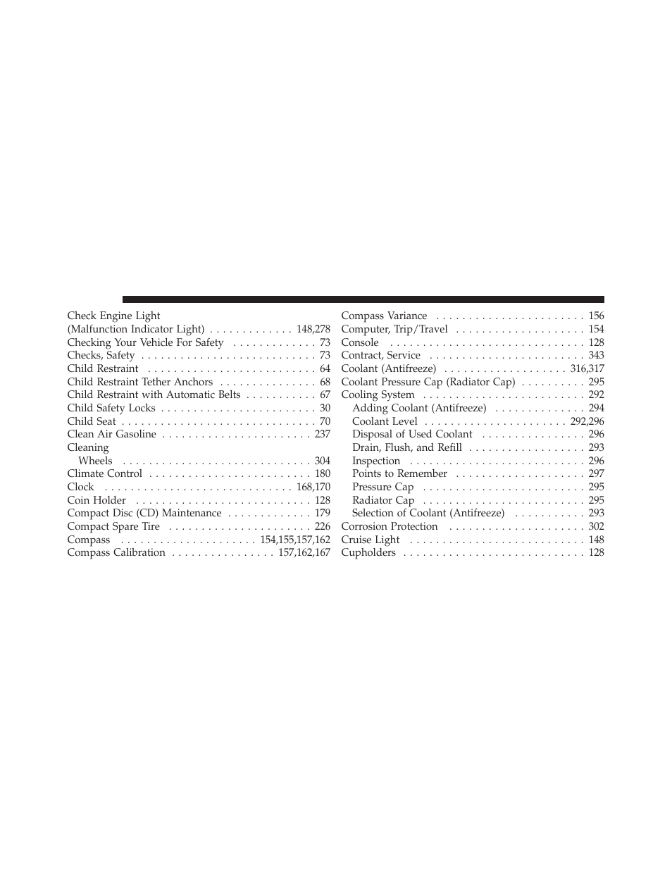 Chrysler 2010 PT Cruiser - Owner Manual User Manual | Page 353 / 368