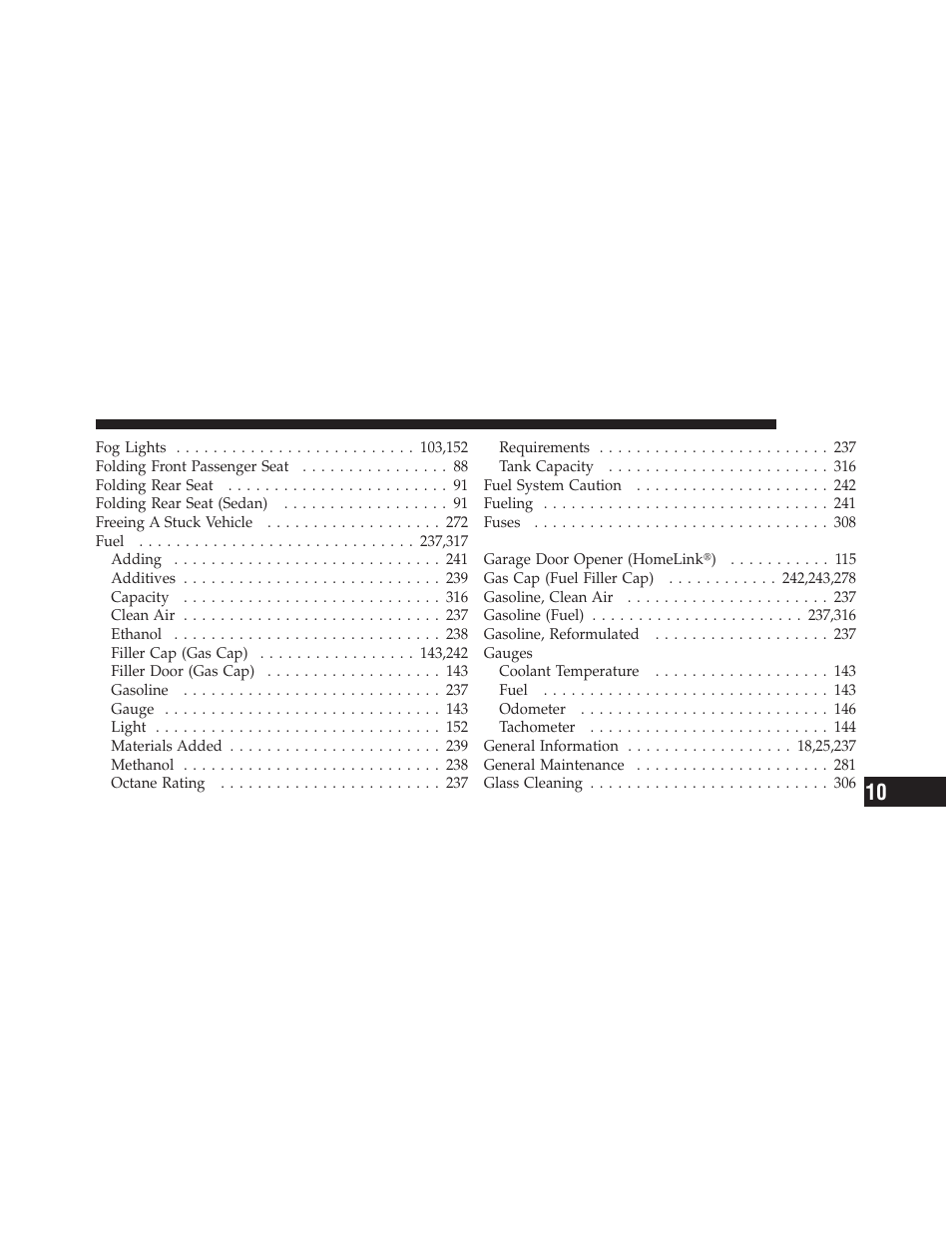 Chrysler 2010 PT Cruiser - Owner Manual User Manual | Page 356 / 368