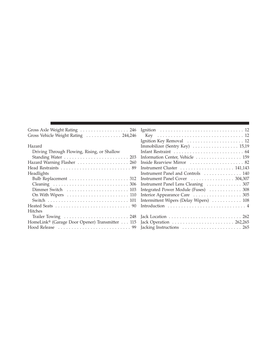 Chrysler 2010 PT Cruiser - Owner Manual User Manual | Page 357 / 368