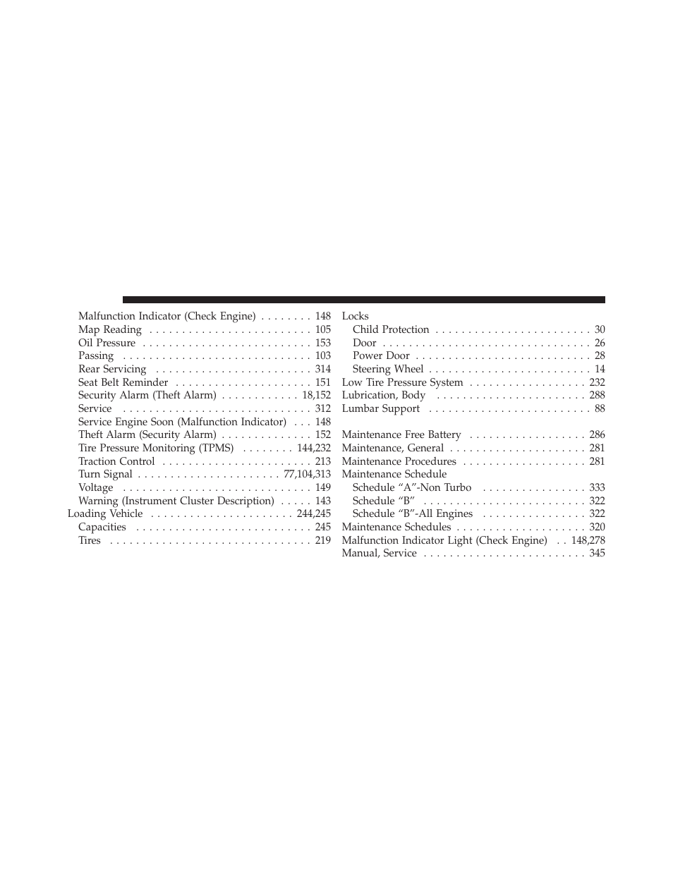 Chrysler 2010 PT Cruiser - Owner Manual User Manual | Page 359 / 368