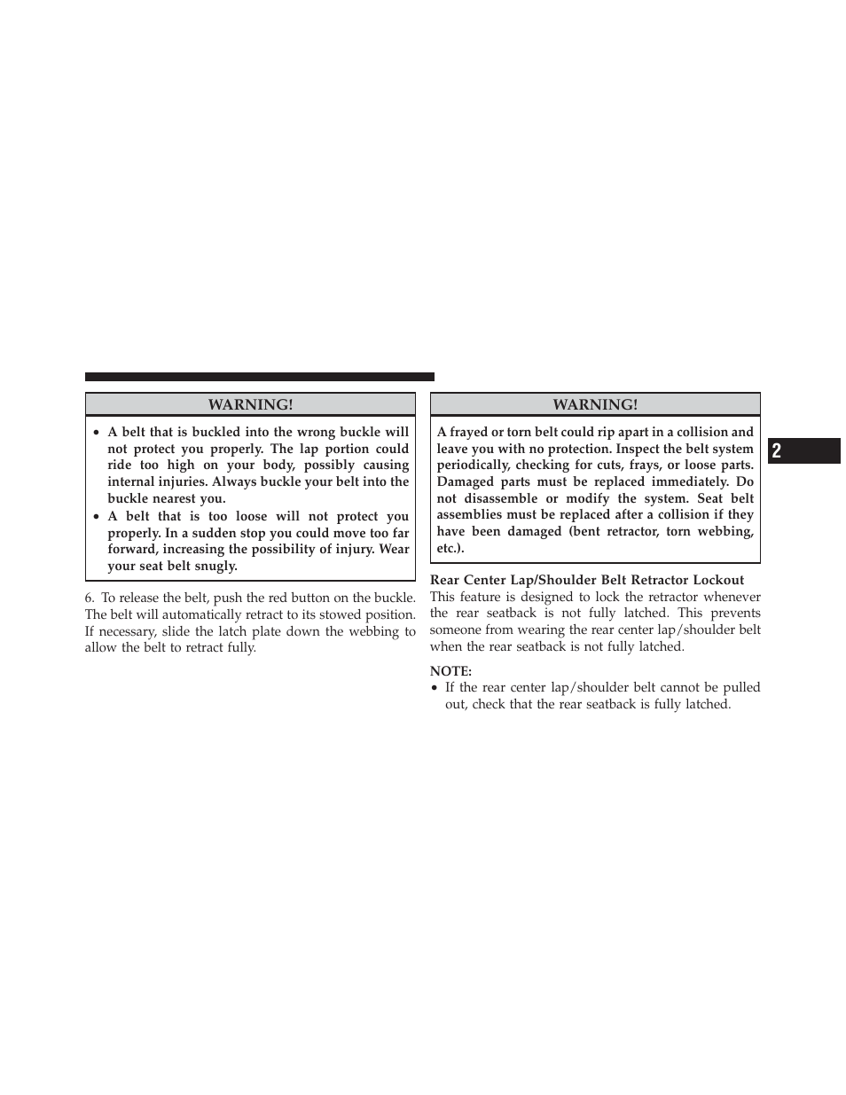 Chrysler 2010 PT Cruiser - Owner Manual User Manual | Page 42 / 368