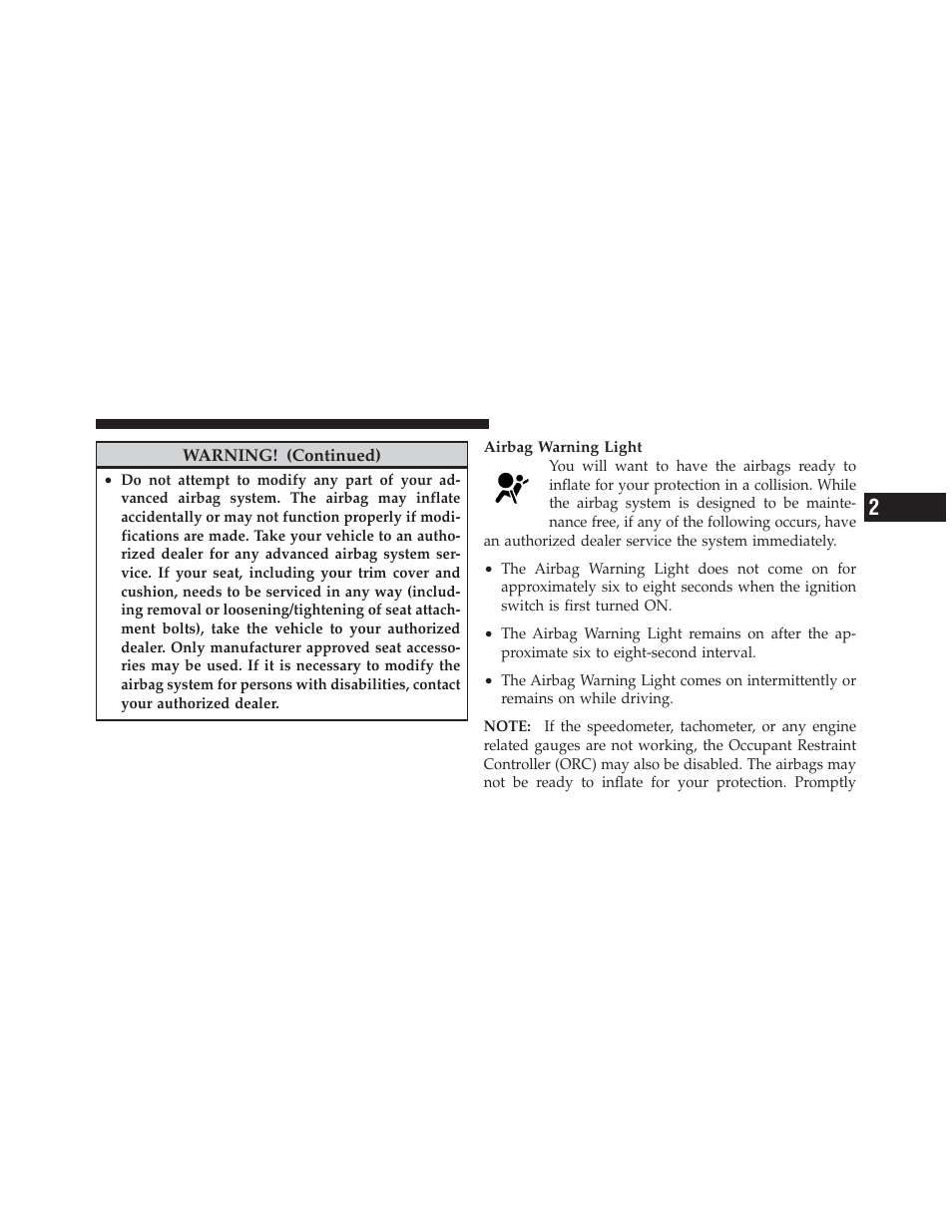 Chrysler 2010 PT Cruiser - Owner Manual User Manual | Page 62 / 368